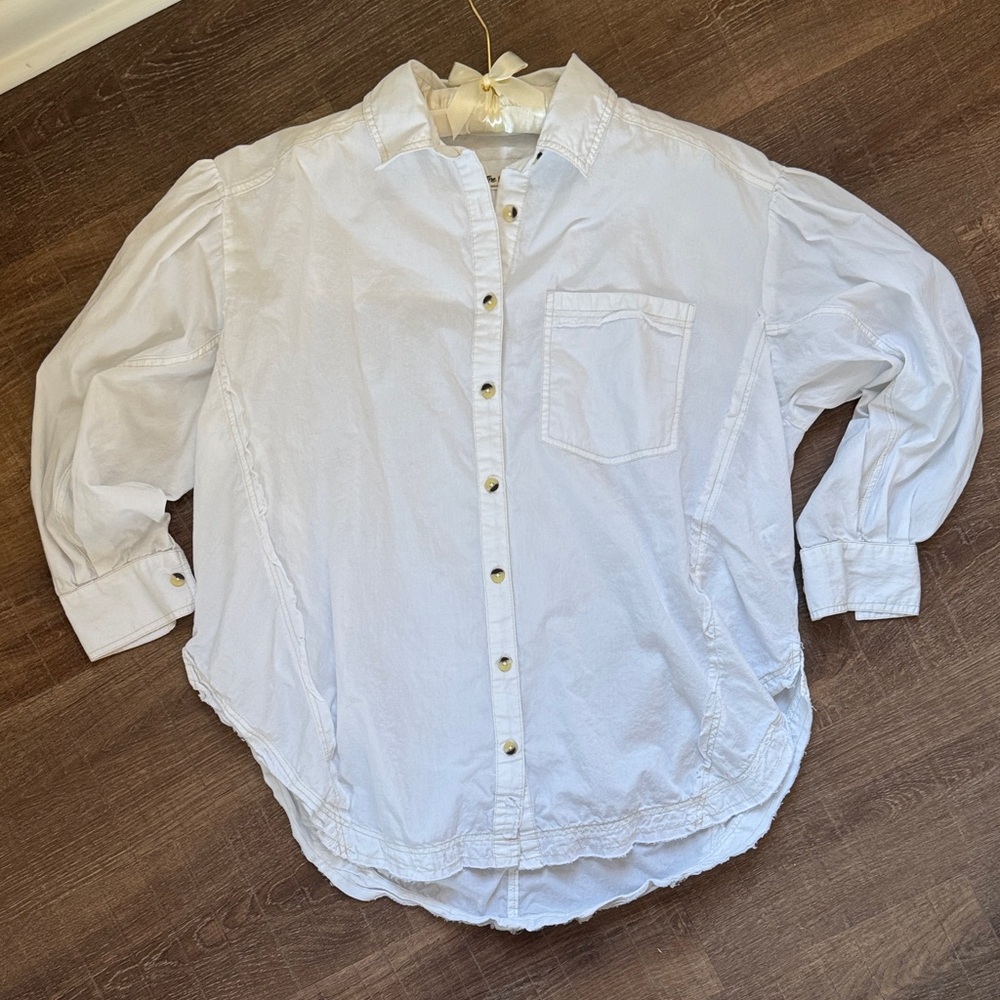 We The Free White Fabric Detail